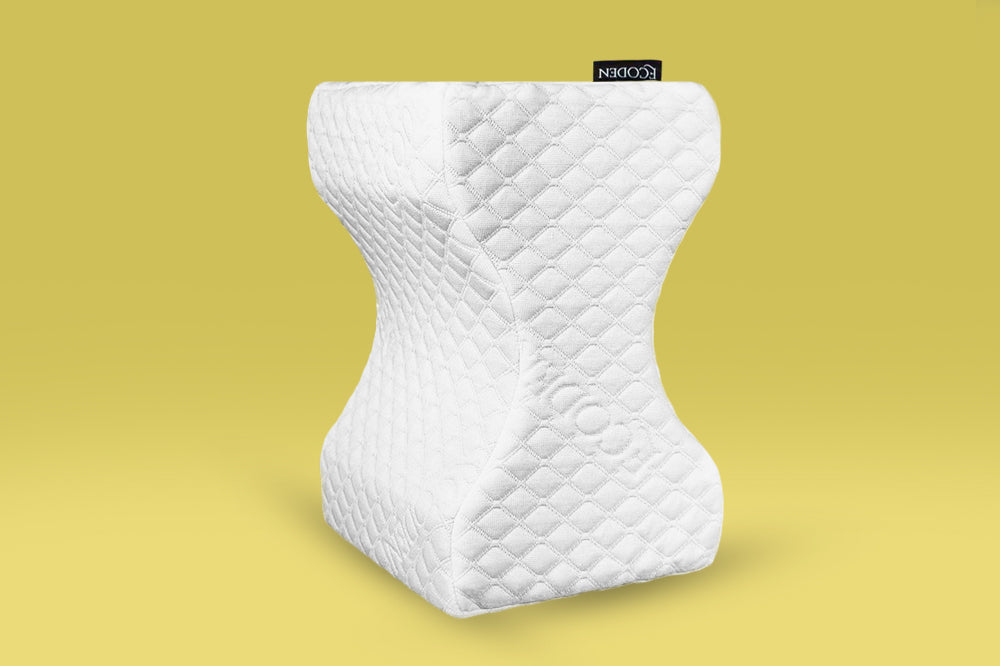 Ecoden® Bamboo Knee Pillow for Side Sleepers - Sciatica & Hip Pain Relief