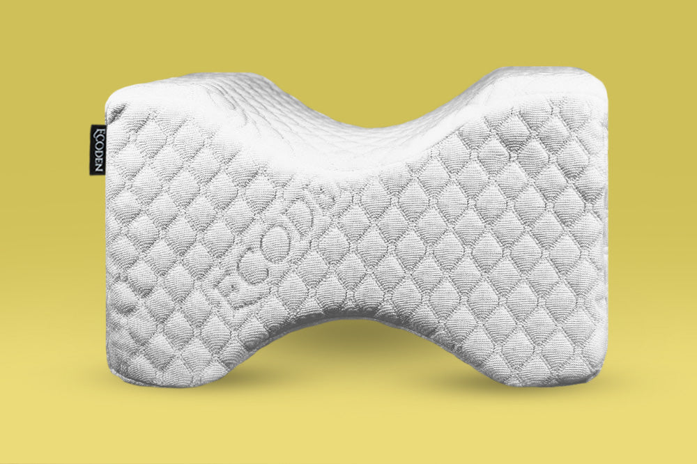 Ecoden® Bamboo Knee Pillow for Side Sleepers - Sciatica & Hip Pain Relief