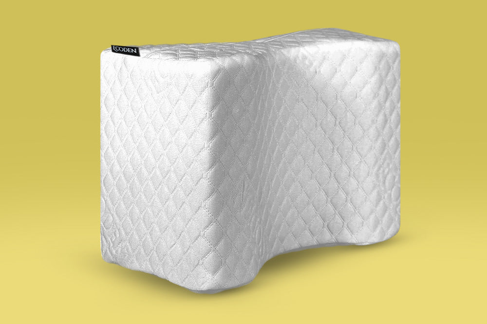Ecoden® Bamboo Knee Pillow for Side Sleepers - Sciatica & Hip Pain Relief
